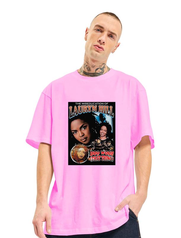 Camiseta Oversized Unissex Hip Hop World Music Lauryn Hill Rap